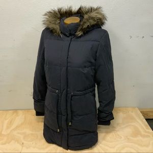 Divided Faux Fur Lined Hooded Jacket Coat Puffer